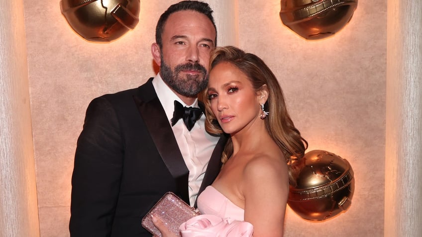 Ben Affleck and Jennifer Lopez at the Golden Globes