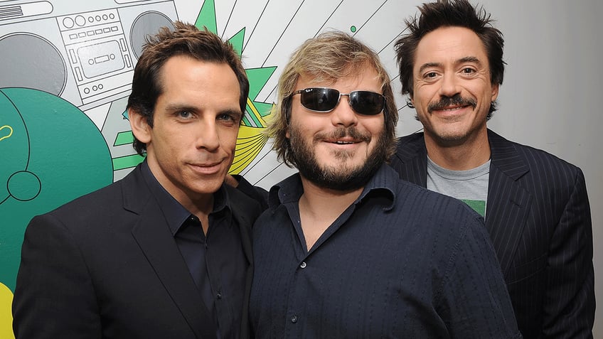 Ben Stiller, Jack Black and Robert Downey Jr. of "Tropic Thunder"