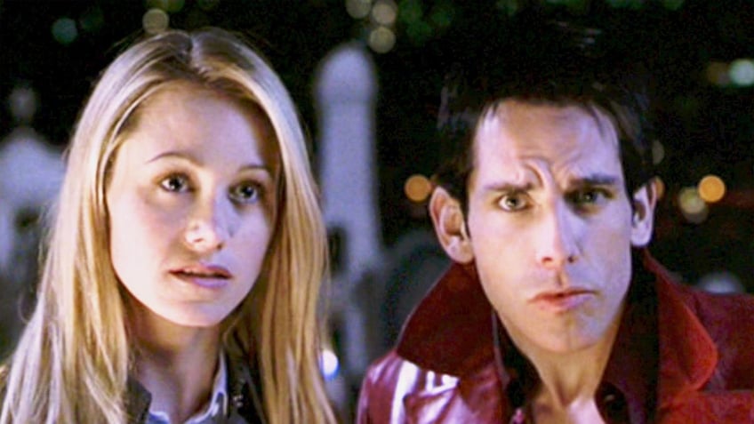 Christine Taylor and Ben Stiller in Zoolander