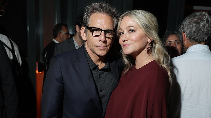 Ben Stiller and Christine Taylor at the Nutcracker premiere