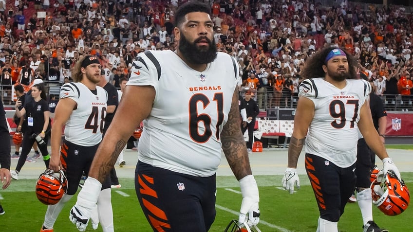 Cody Ford leaves State Farm Stadium