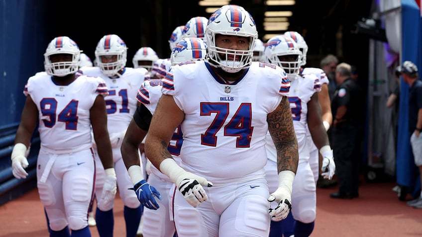 Cody Ford comes out of the tunnel