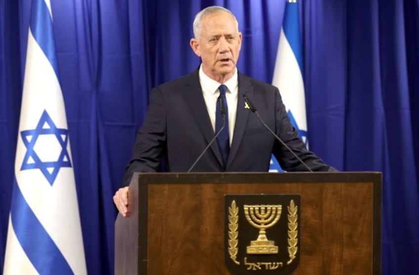 Israel's former army chief and defence minister Benny Gantz said Prime Minister Benjamin N