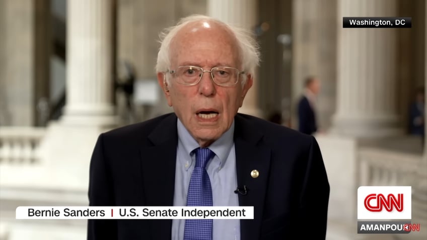 Bernie Sanders on Israel-Hamas war screenshot