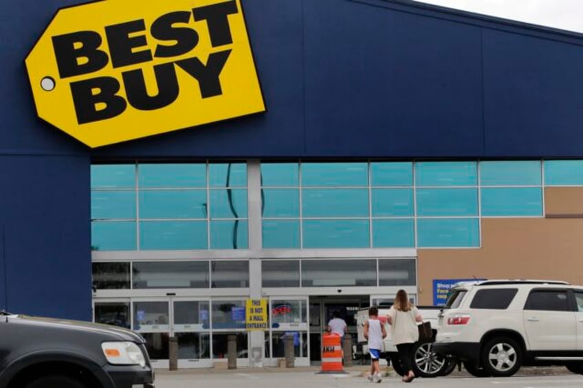 best buy and the reluctant shopper sales fall as americans pull back on spending