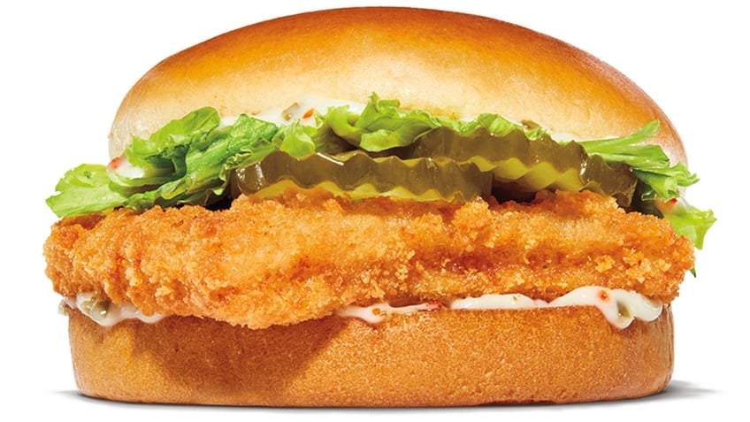 This is Burger King's Big Fish Sandwich.