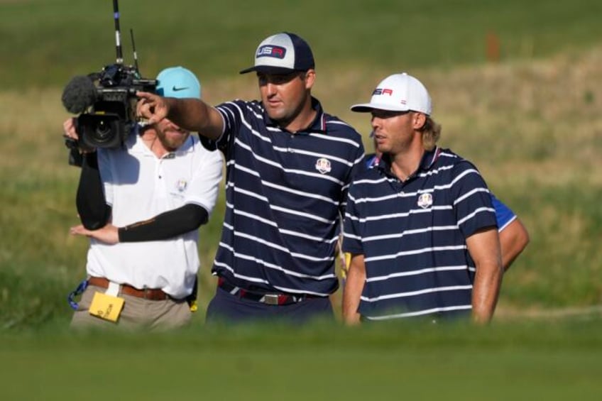 best friends scottie scheffler and sam burns again struggle together in ryder cup loss