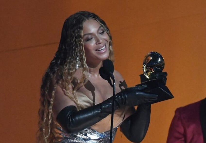 US musician Beyonce is now the artist with the most Grammy wins ever