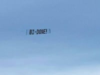 'BI-DONE!' - Plane Trolls Biden's 'Joyless' Dud Of A Hamptons Mega-Donor Event