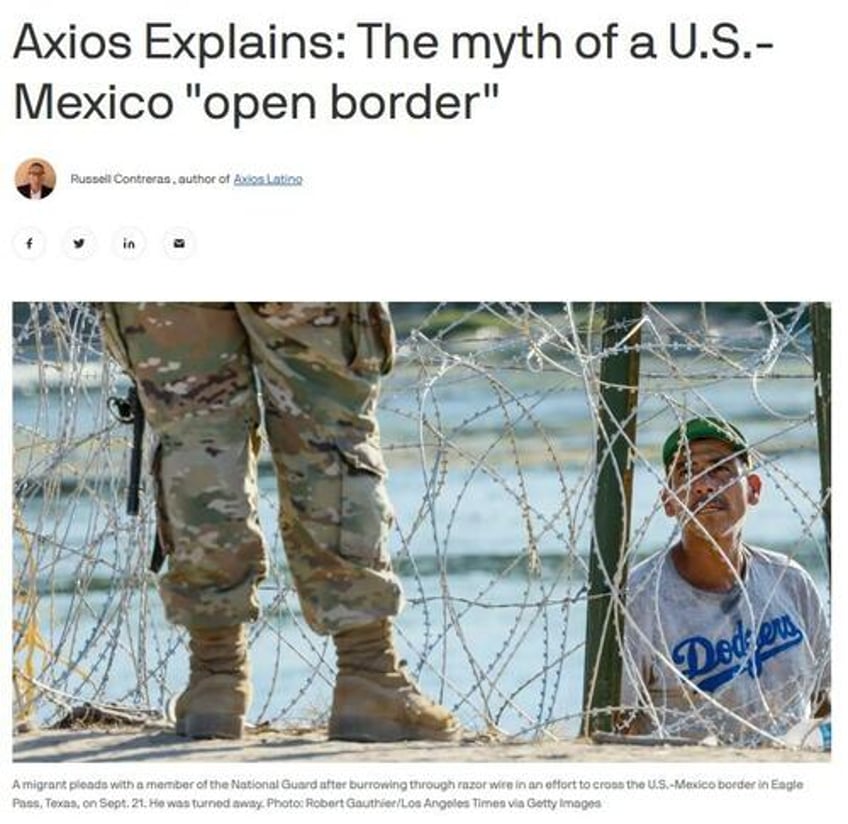 biden admin quietly admits worst ever illegal crossing numbers as axios declares border more fortified than ever