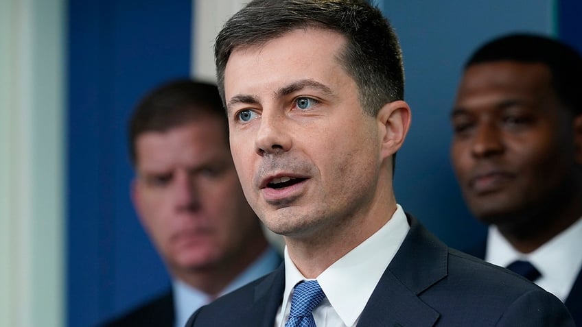 biden admin stonewalling on pete buttigiegs private government jet records watchdog