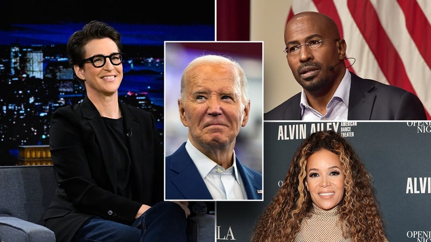 Rachel Maddow, Van Jones, Sunny Hostin and Joe Biden