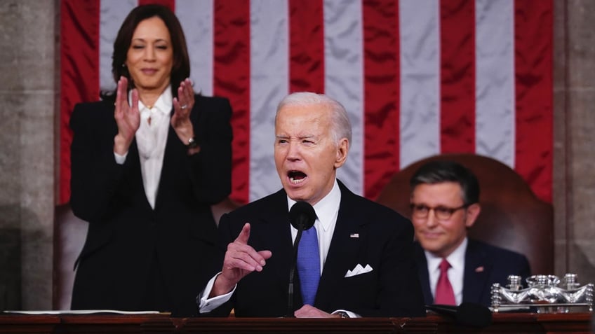 biden assails predecessor trump gop in sharply partisan state of the union speech