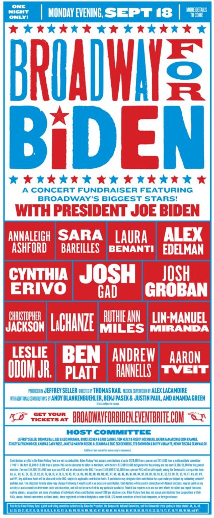 biden attending 7500 per ticket broadway reelection fundraiser