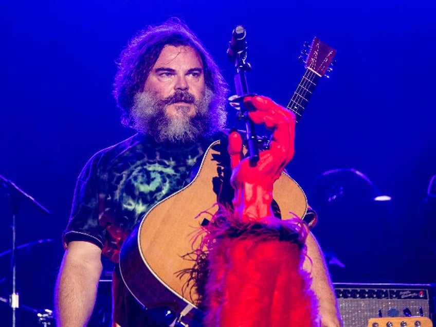 ATLANTA, GEORGIA - MAY 06: Actor/recording artist Jack Black of Tenacious D perform on day