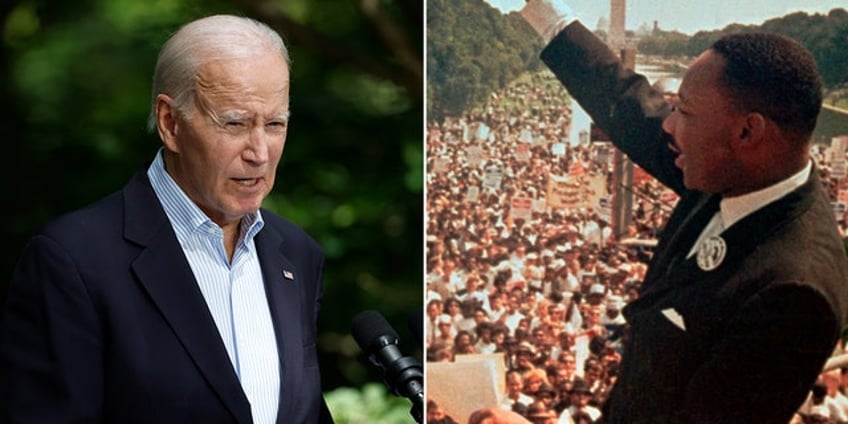 biden boasts bidenomics working for black americans in op ed honoring martin luther king advancing equity