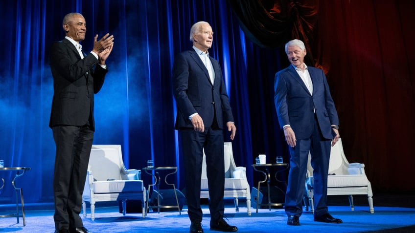 biden campaign accuses trump of hosting scammers racists and extremists at palm beach fundraiser