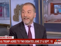 Biden campaign needs debate with Trump because they're 'losing': NBC's Chuck Todd
