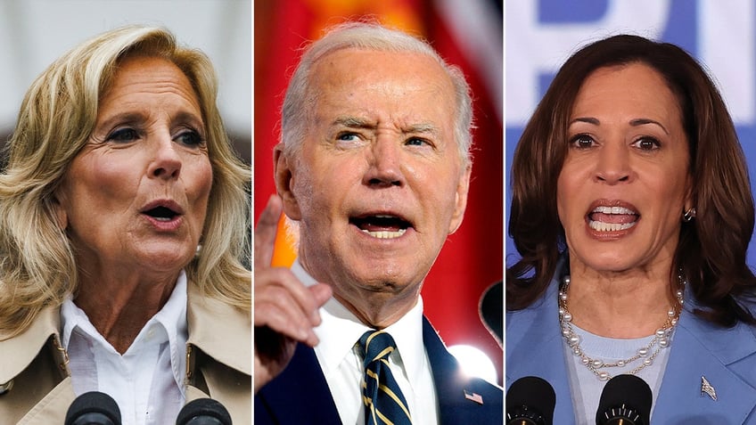 The Bidens and Kamala Harris