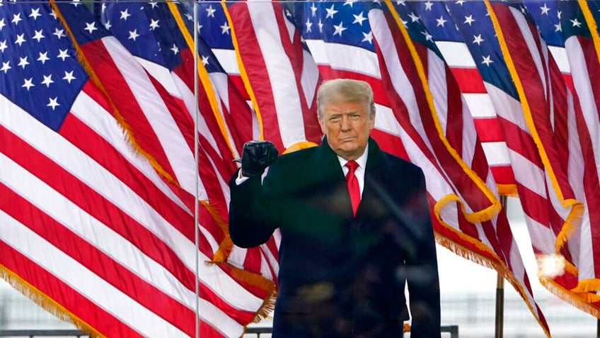 Donald Trump rally near White House on Jan. 6, 2021