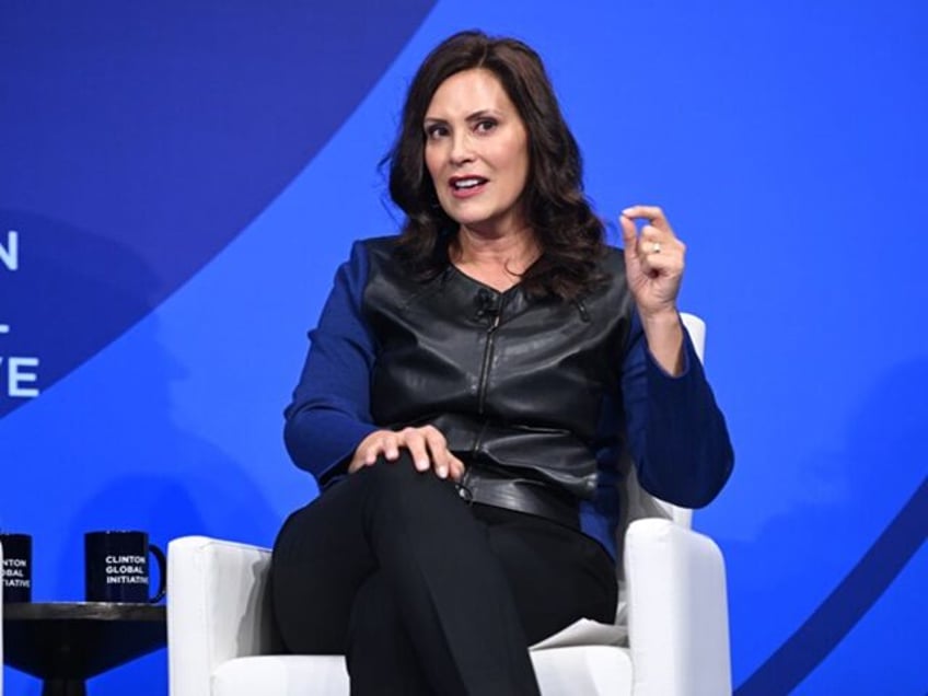 NEW YORK, NEW YORK - SEPTEMBER 19: Michigan Gov. Gretchen Whitmer participates in the sess