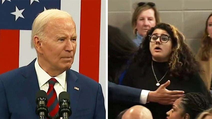 biden concedes to pro palestinian protesters after multiple interruptions they have a point