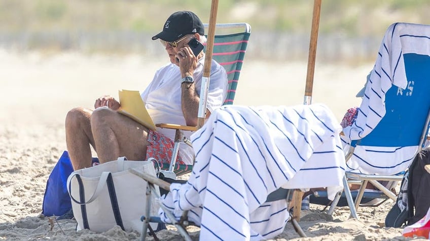 President Joe Biden on vacation in Delaware