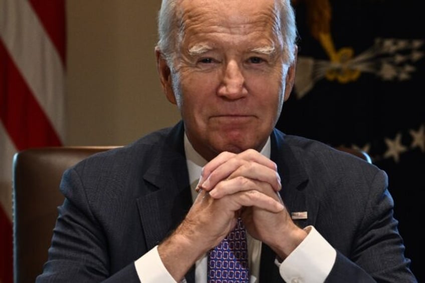 biden cultivates presidential aura as republicans implode