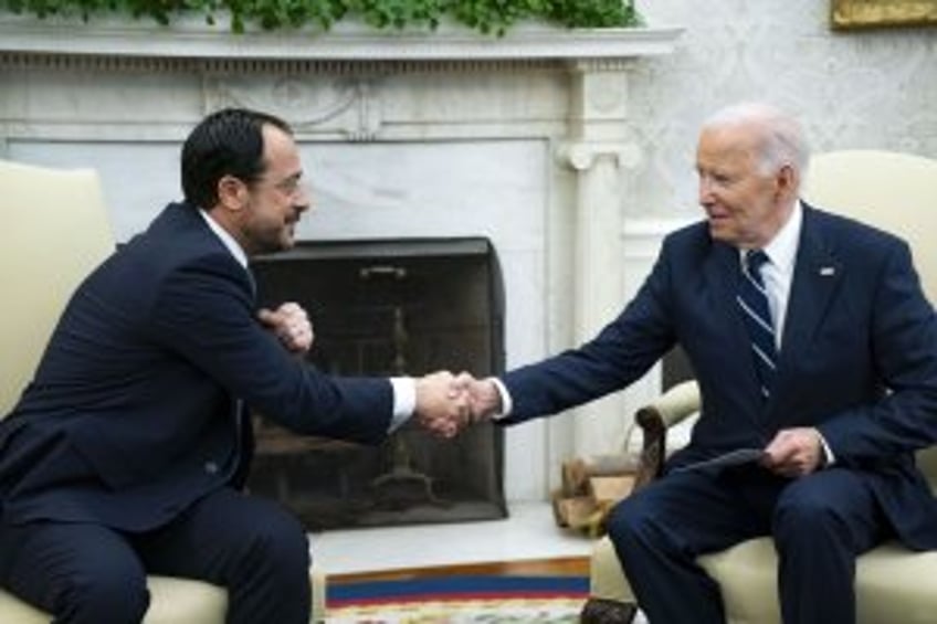 Biden, Cyprus president discuss Gaza, Cyprus solution in White House meeting