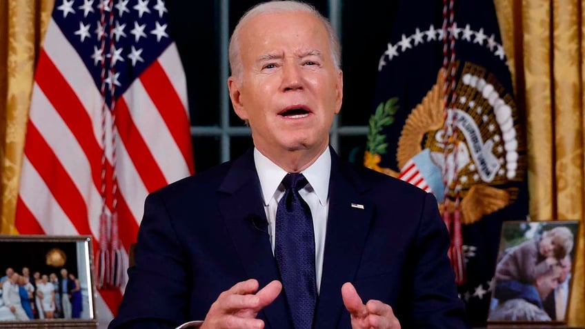 biden declares it is vital to us security for israel ukraine to succeed in wars will request funding