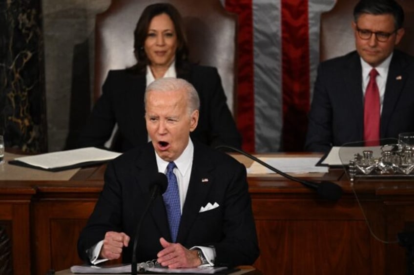 US President Joe Biden, delivering a full-throated State of the Union speech, defended rep