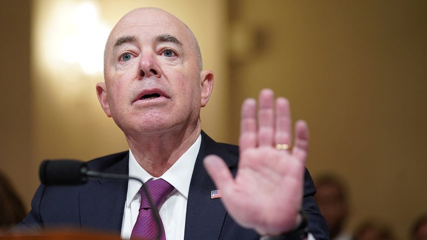 Homeland Security Secretary Alejandro Mayorkas testifies before House Homeland Security Committee on Capitol Hill