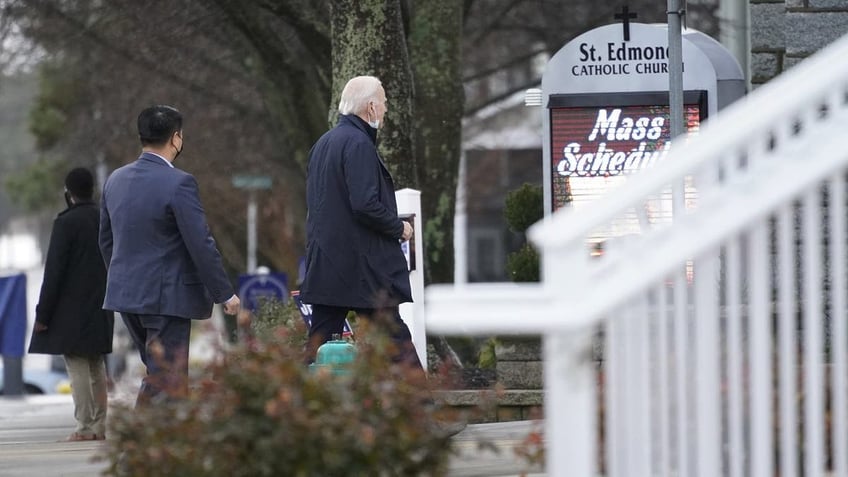 Biden attending church in Rehoboth Beach