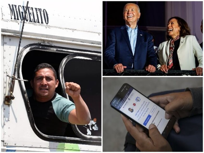 Biden-Harris Admin Negotiates Bus Passage for Migrants Through Mexico (File Photos: Getty