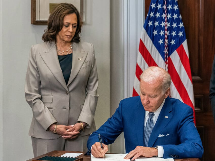 Kamala Harris and Joe Biden