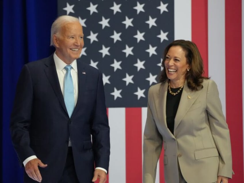 President Biden and Vice President Harris are appearing together for the first time since