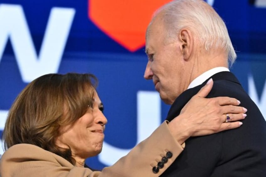 Biden and Harris last appeared together after his speech at the Democratic National Conven