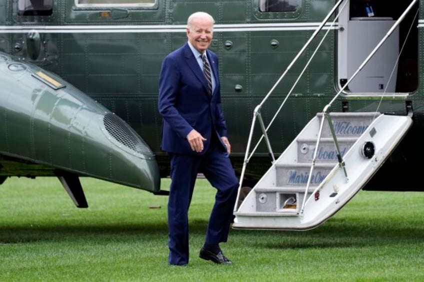 biden heads west for a policy victory lap drawing an implicit contrast with trump