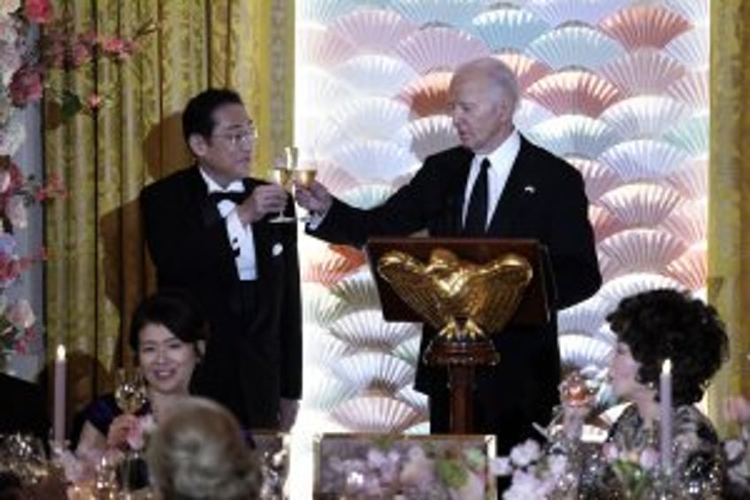 Biden hosts Japanese PM Kishida to state dinner bursting with symbolism