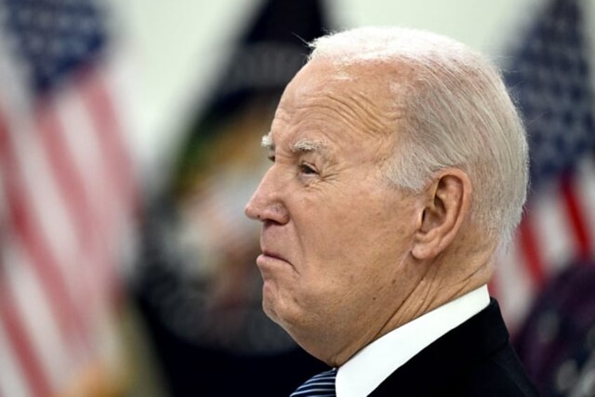 US President Joe Biden speaks about lowering prescription drug costs at the National Institutes of Health in Bethesda, Maryland