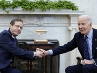 Biden, Israeli President Herzog meet to discuss Gaza, Middle East