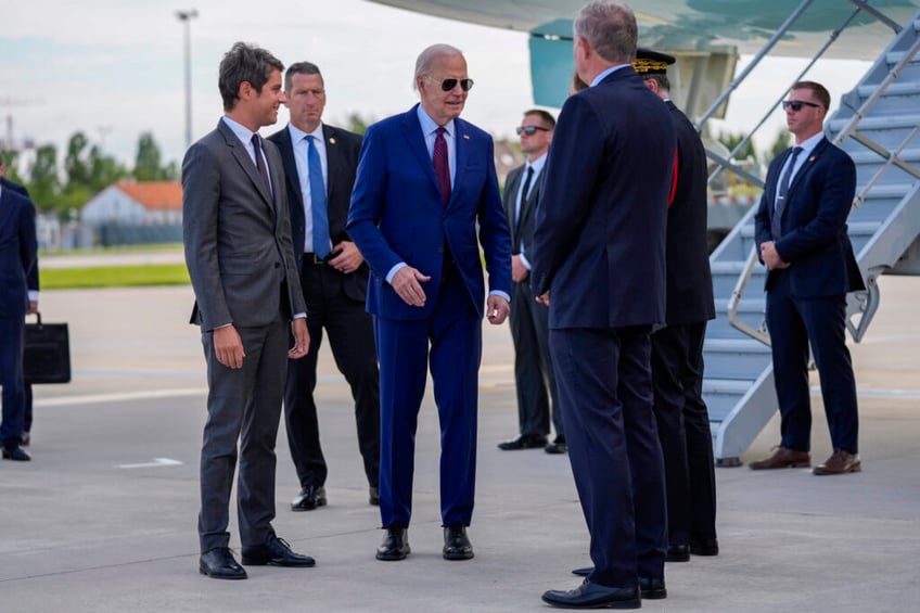 biden lands in france for d day commemorations as ukraines shadow looms large