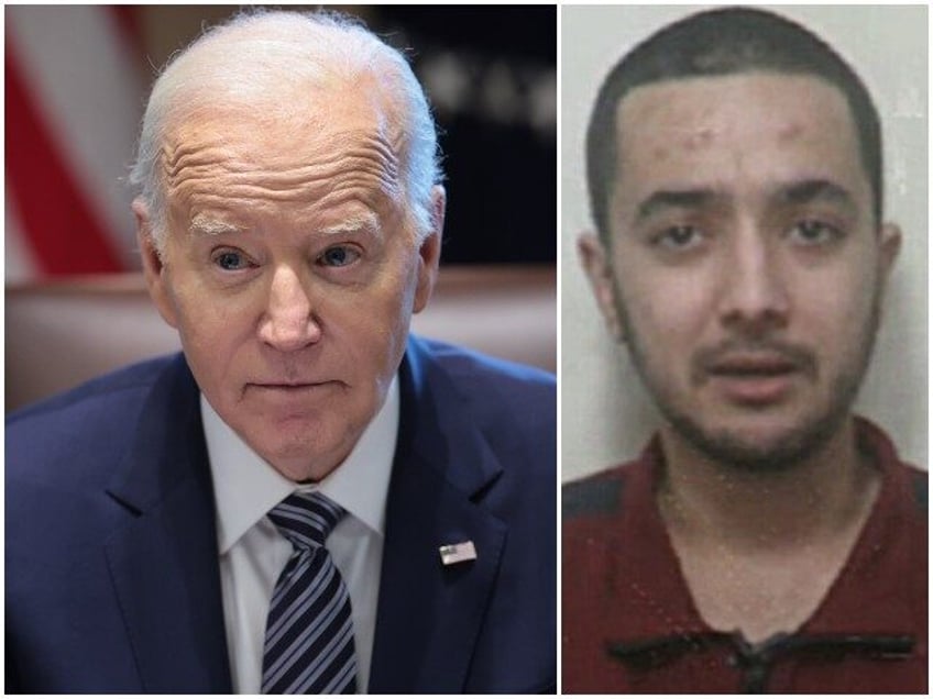 Joe Biden and Hersh Goldberg-Polin