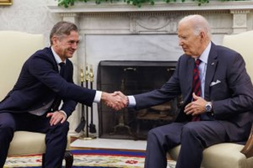 Biden praises Slovenian prime minister during White House meeting