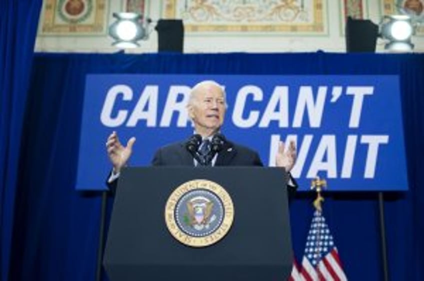 Biden promotes 'care economy' spending in speech to care workers