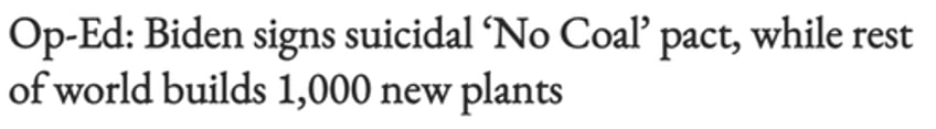 biden regime inks suicidal no coal pact while the world builds 1000 new facilities