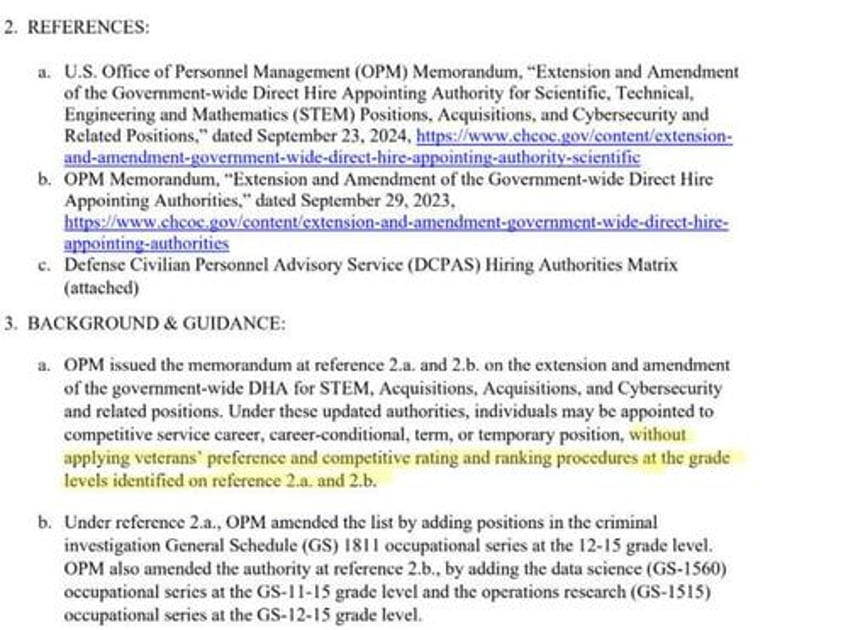 biden regime quietly revokes veterans hiring preference for civil service jobs