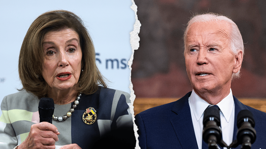 Nancy Pelosi and President Biden