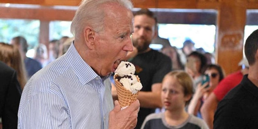 biden ridiculed for asking kids to talk to me afterwards about ice cream president stranger danger