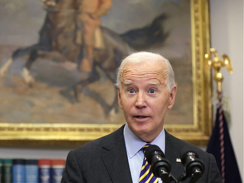 WASHINGTON, DC - JANUARY 10: U.S. President Joe Biden speaks during an event at the Roosev